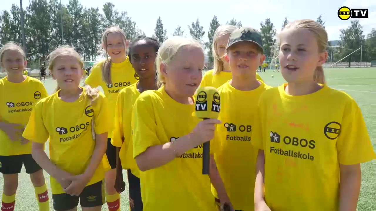 Fotballskole - Barna intervjuer